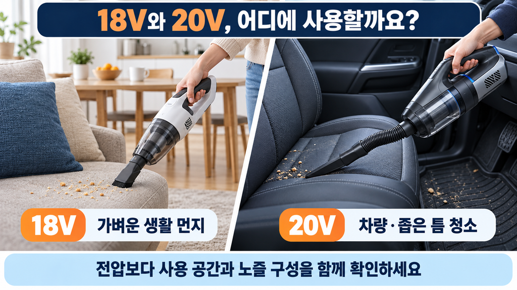 블랙앤데커 핸디청소기 추천, 코끼리코·펠리컨·GEN11 18V 20V 가격 비교