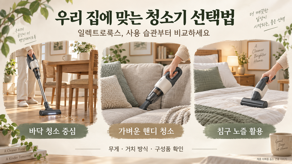 일렉트로룩스 무선청소기 추천, 에르고라피도·Well Q6·500 라이트 가격 비교